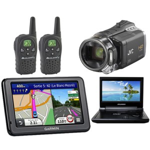 השכרת GPS + מצלמת וידאו + מכשיר קשר + DVD